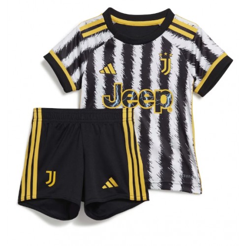 Juventus Domaci Dres za djecu 2023-24 Kratak Rukav (+ Kratke hlače)